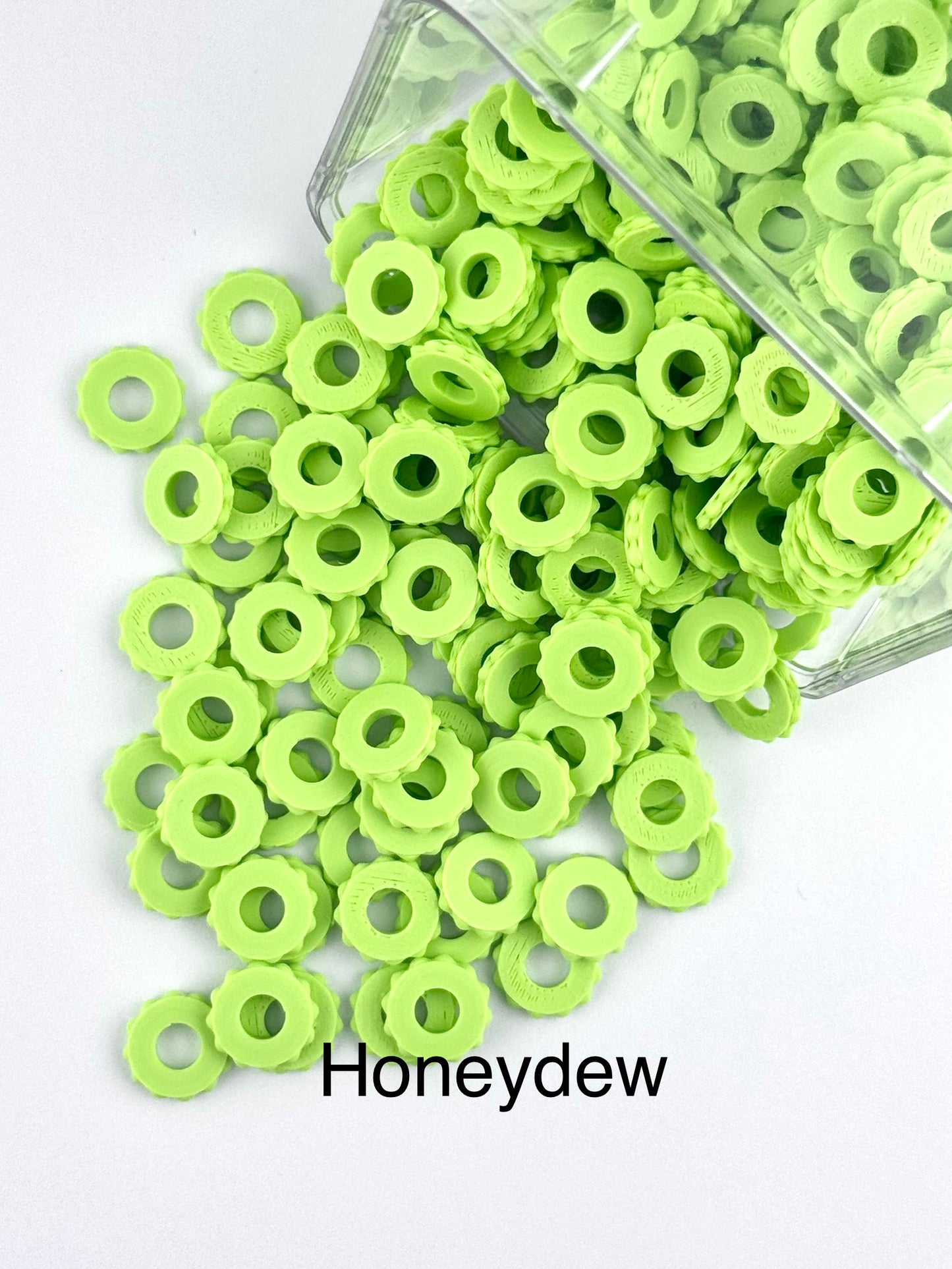 Bubble Edge 3D Printed Spacers - 12mm Large Hole (10ct)
