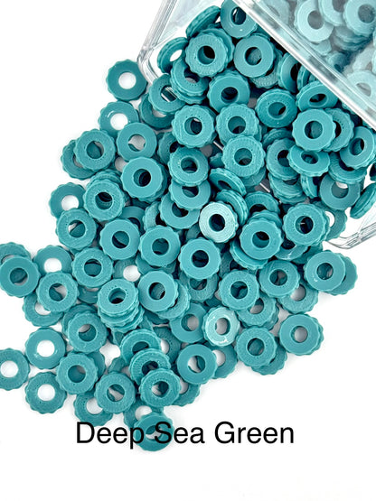 Bubble Edge 3D Printed Spacers - 12mm Large Hole (10ct)