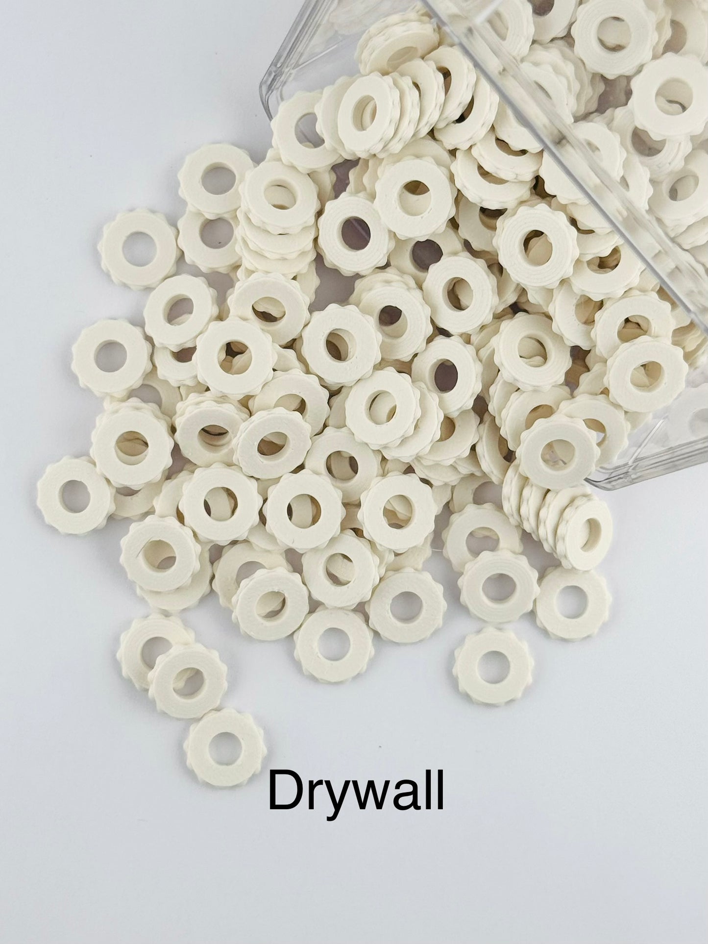 Bubble Edge 3D Printed Spacers - 12mm Large Hole (10ct)