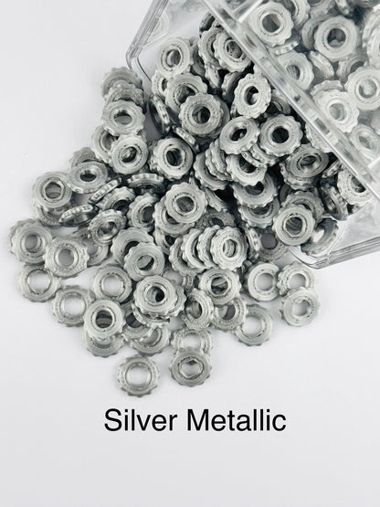 Bubble Edge 3D Printed Spacers - 12mm Large Hole (10ct)