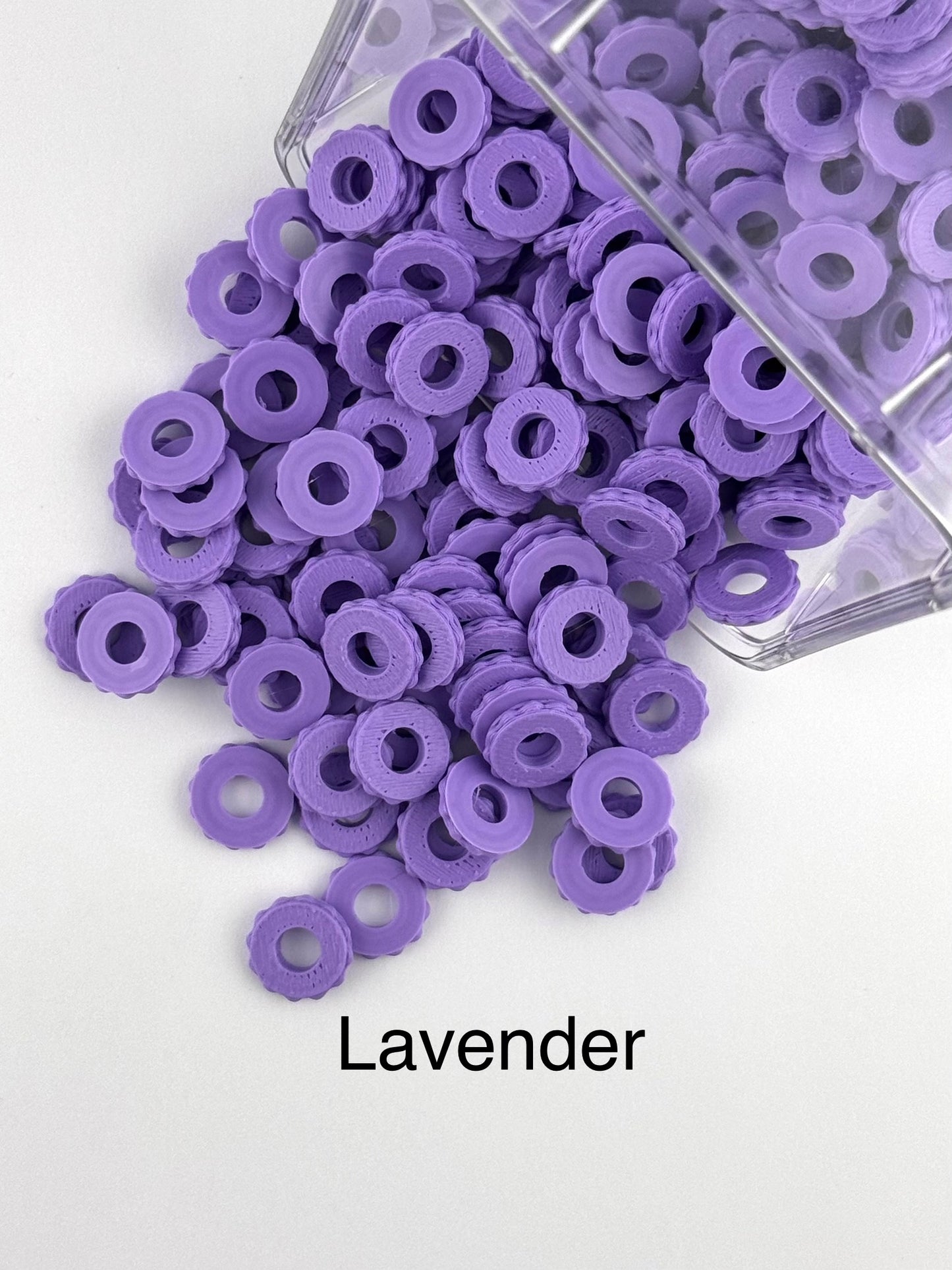 Bubble Edge 3D Printed Spacers - 12mm Large Hole (10ct)