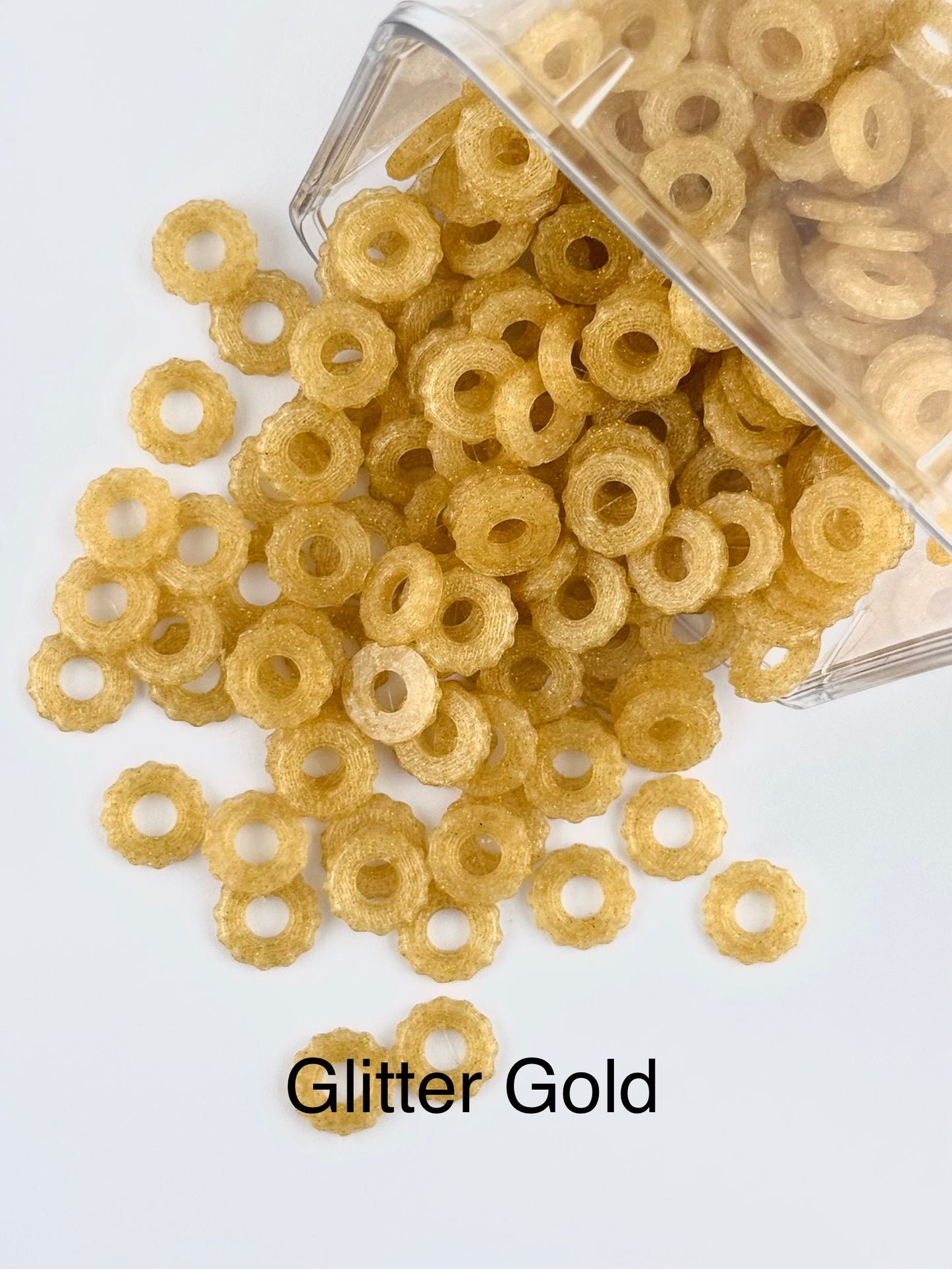 Bubble Edge 3D Printed Spacers - 12mm Large Hole (10ct)