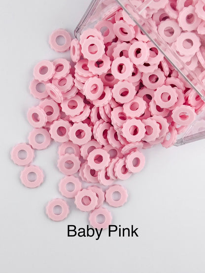 Bubble Edge 3D Printed Spacers - 12mm Large Hole (10ct)