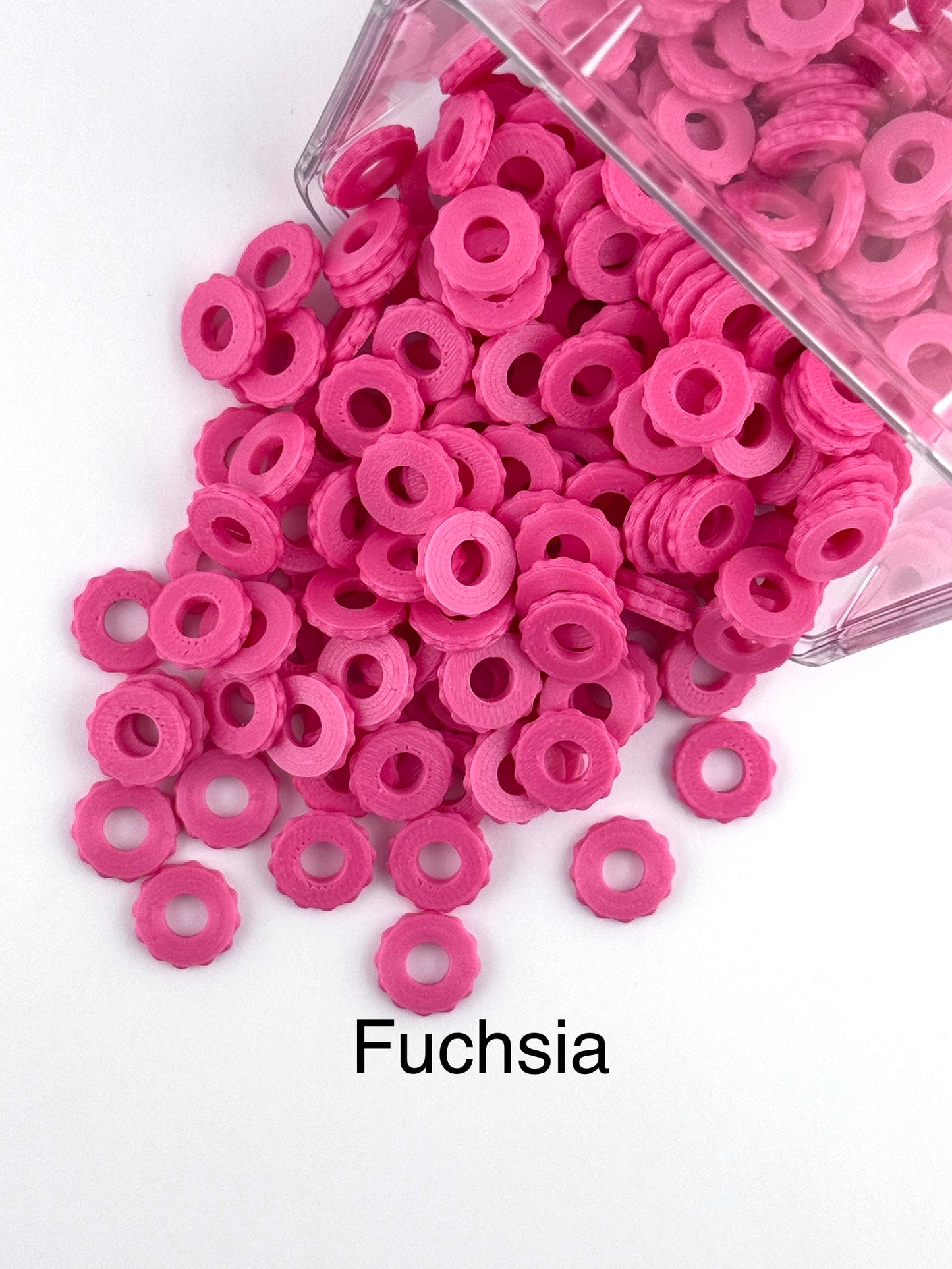 Bubble Edge 3D Printed Spacers - 12mm Large Hole (10ct)