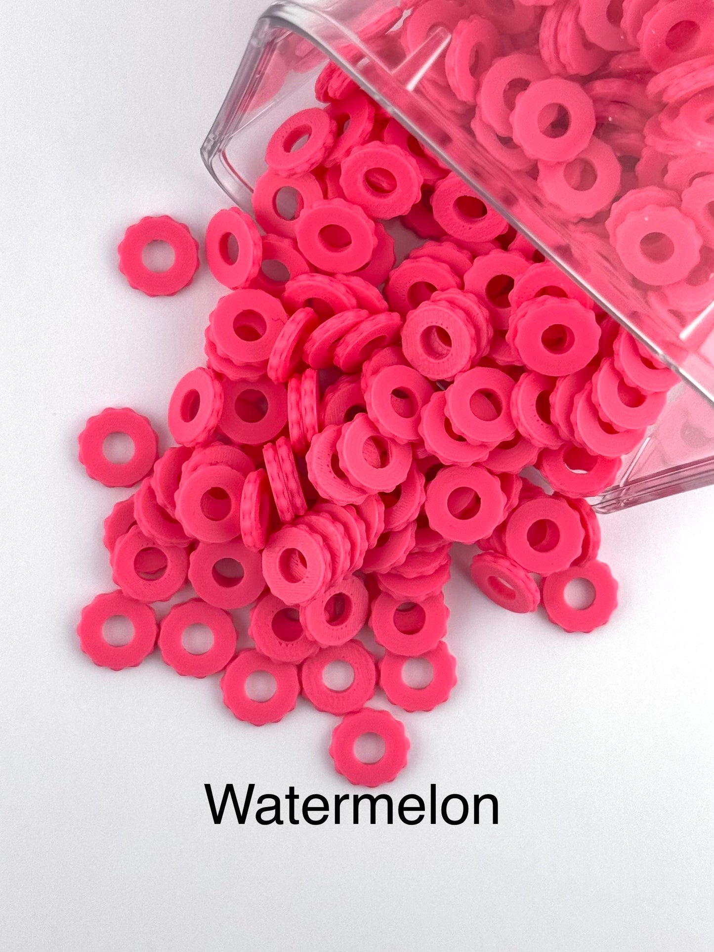 Bubble Edge 3D Printed Spacers - 12mm Large Hole (10ct)