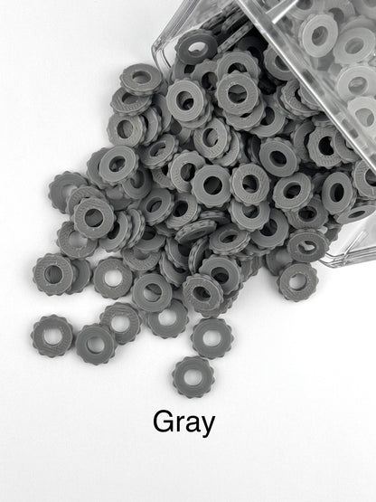 Bubble Edge 3D Printed Spacers - 12mm Large Hole (10ct)