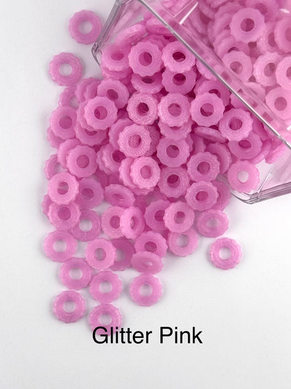 Bubble Edge 3D Printed Spacers - 12mm Large Hole (10ct)