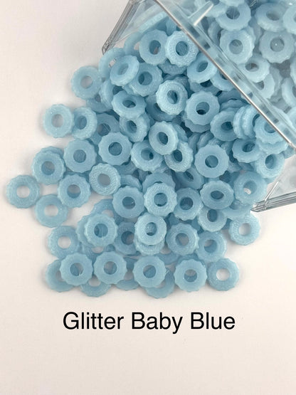 Bubble Edge 3D Printed Spacers - 12mm Large Hole (10ct)