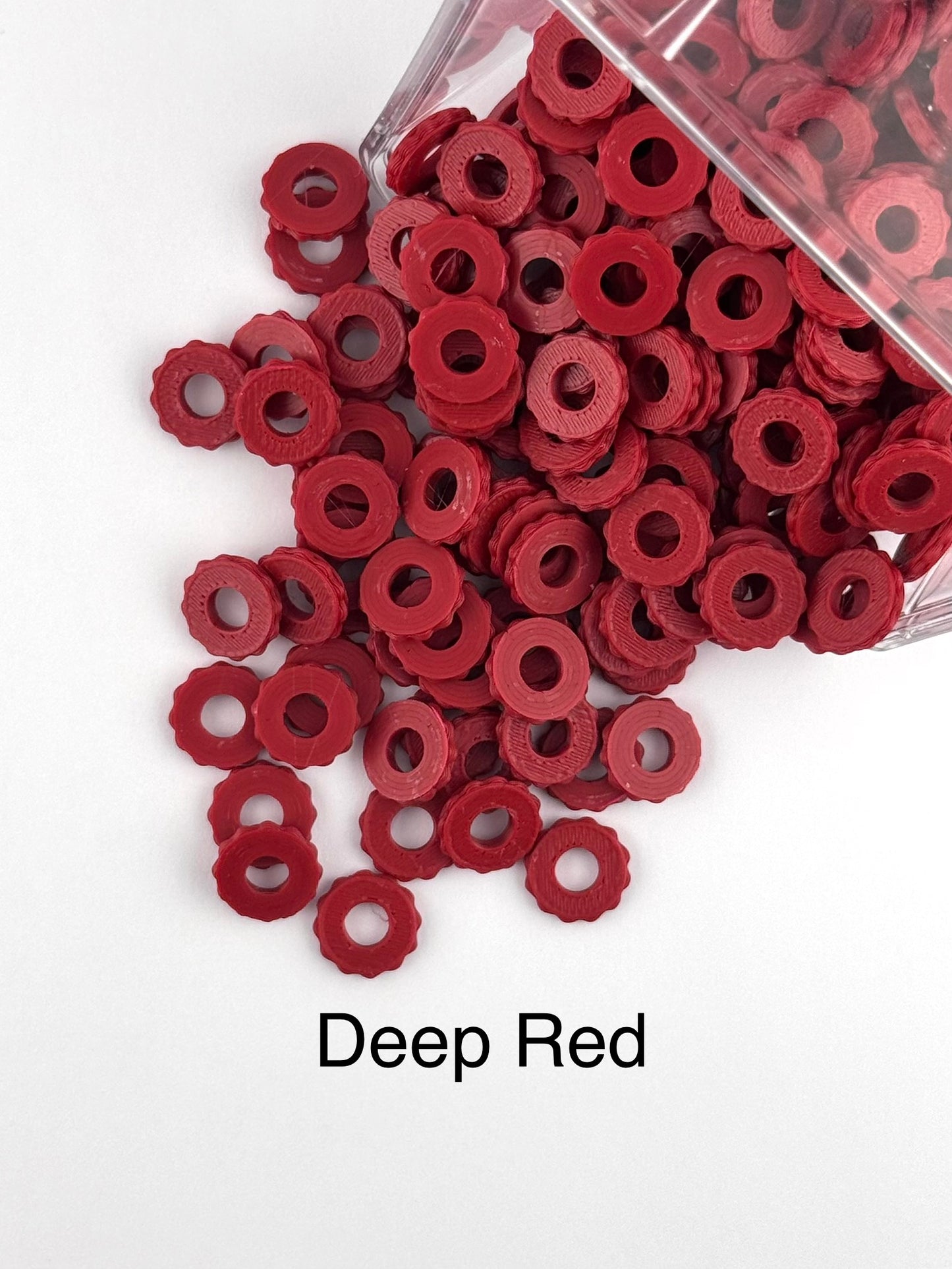 Bubble Edge 3D Printed Spacers - 12mm Large Hole (10ct)