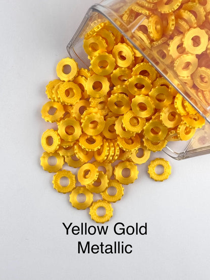 Bubble Edge 3D Printed Spacers - 12mm Large Hole (10ct)