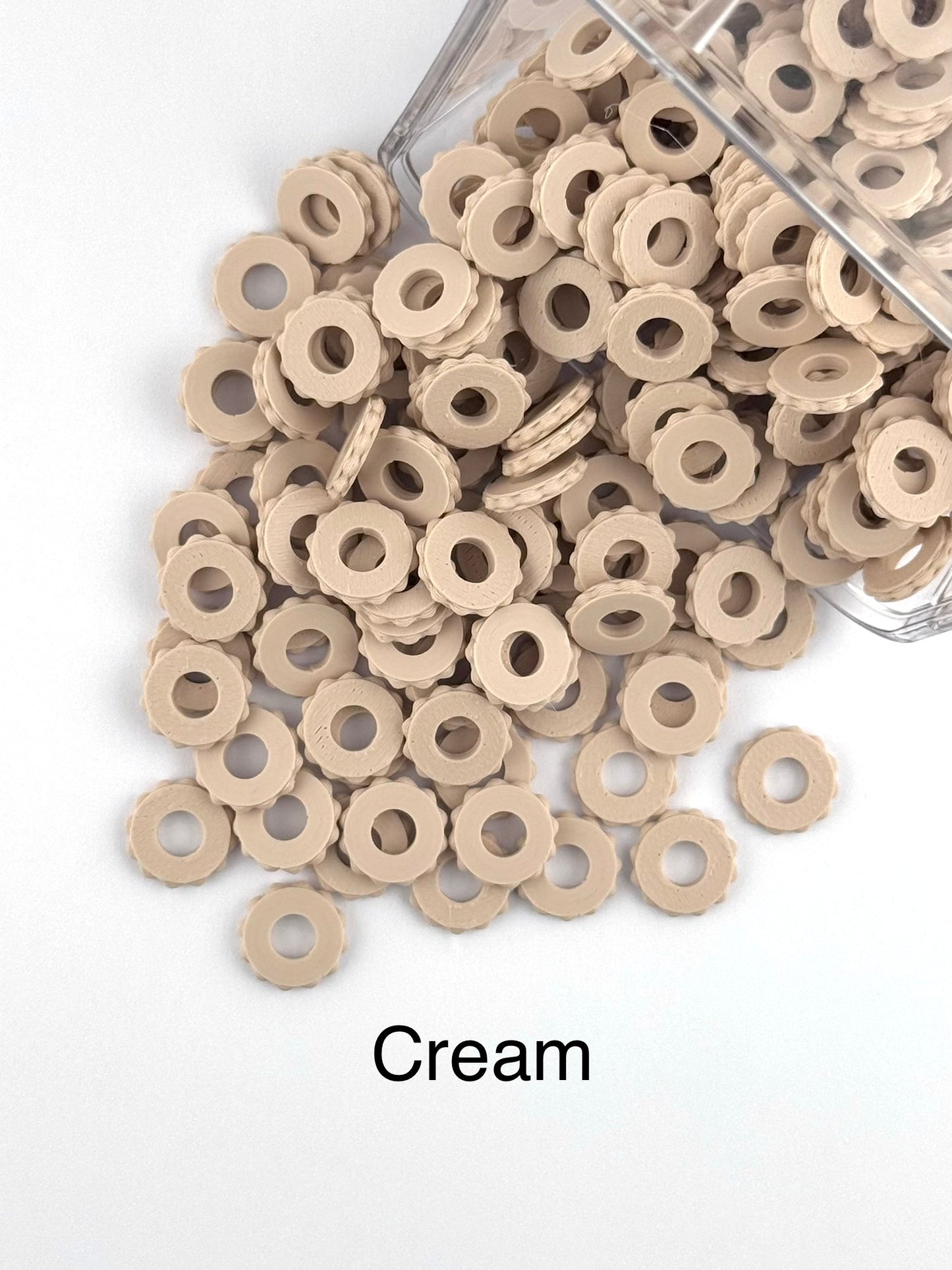 Bubble Edge 3D Printed Spacers - 12mm Large Hole (10ct)