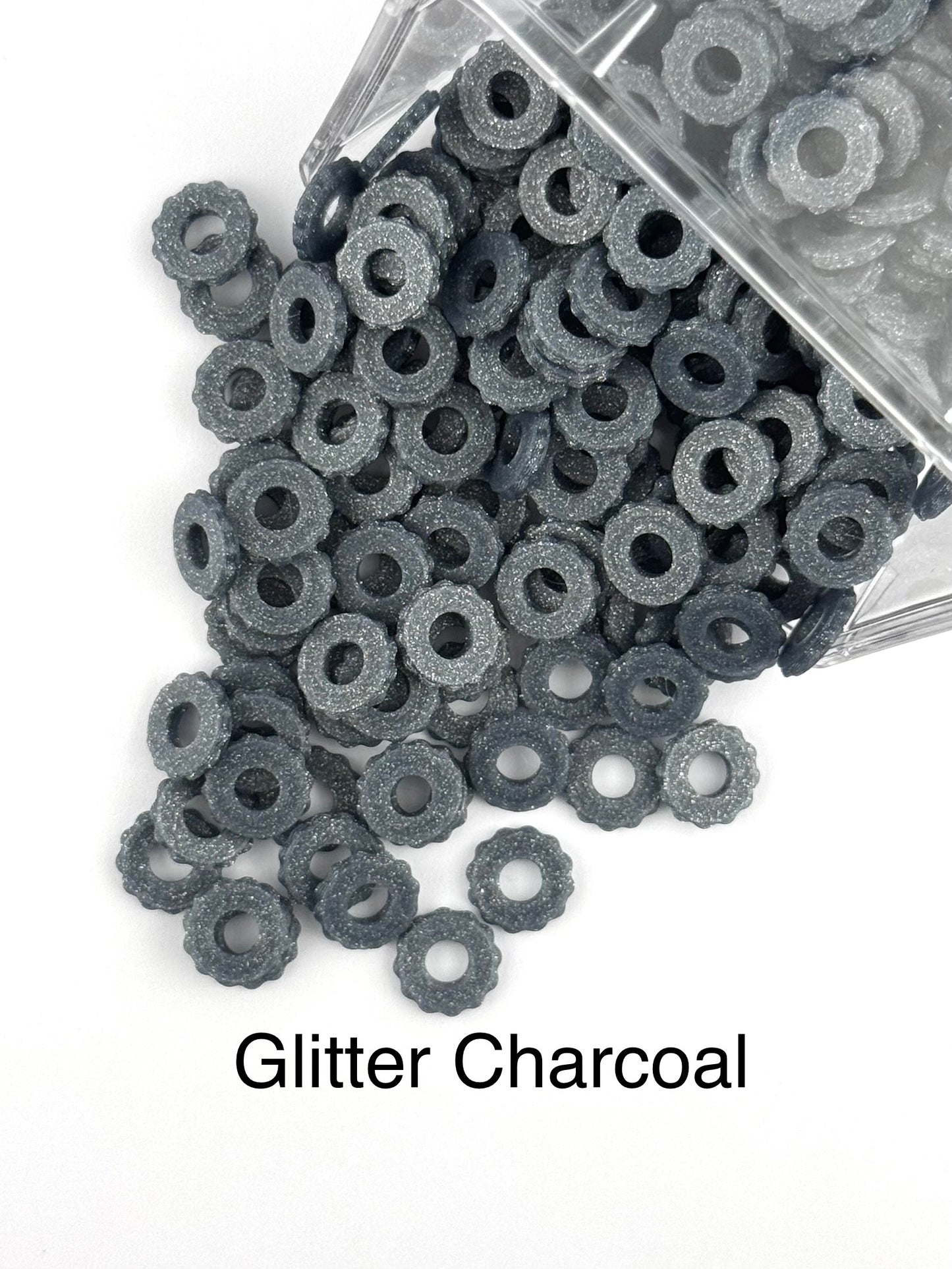 Bubble Edge 3D Printed Spacers - 12mm Large Hole (10ct)