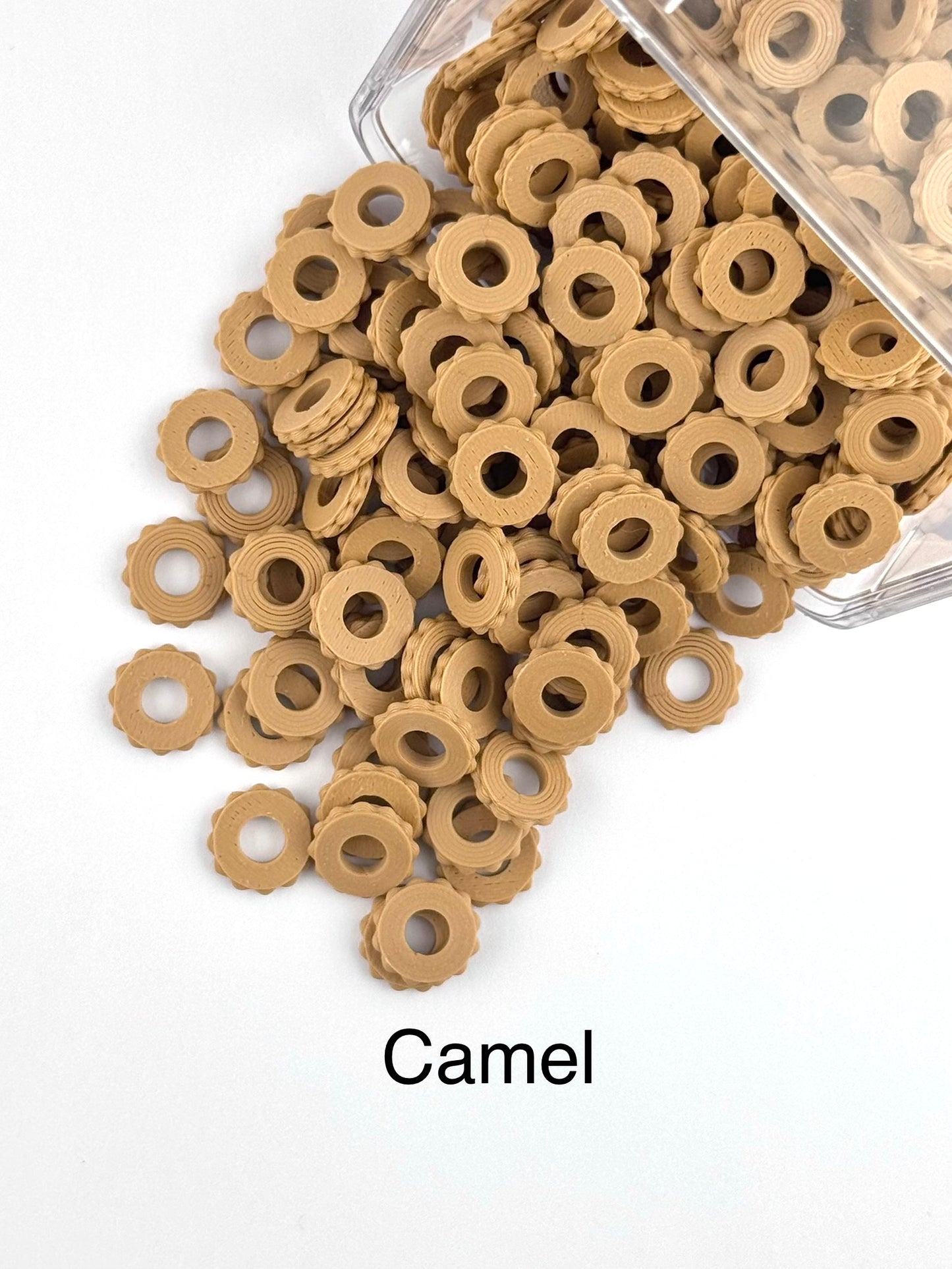 Bubble Edge 3D Printed Spacers - 12mm Large Hole (10ct)