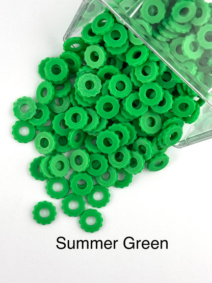 Bubble Edge 3D Printed Spacers - 12mm Large Hole (10ct)