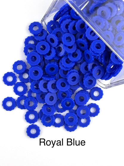 Bubble Edge 3D Printed Spacers - 12mm Large Hole (10ct)