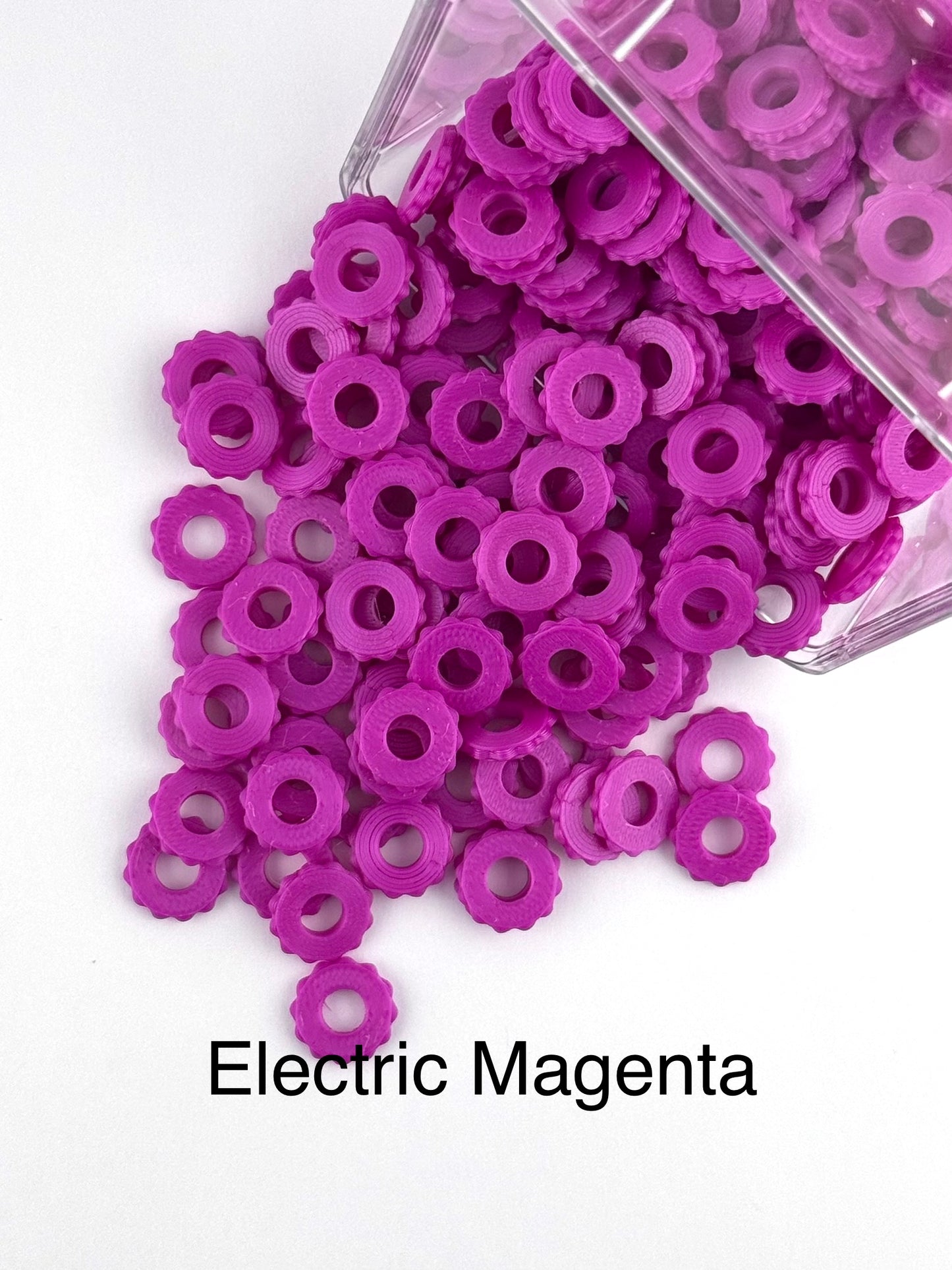 Bubble Edge 3D Printed Spacers - 12mm Large Hole (10ct)