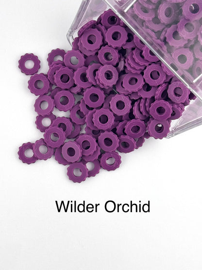 Bubble Edge 3D Printed Spacers - 12mm Large Hole (10ct)
