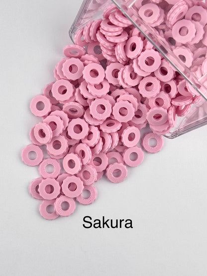 Bubble Edge 3D Printed Spacers - 12mm Large Hole (10ct)