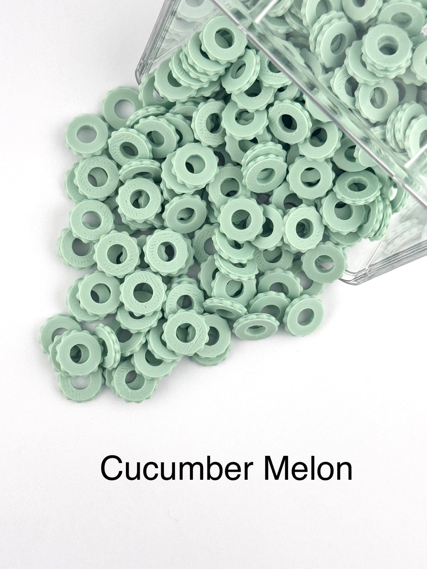 Bubble Edge 3D Printed Spacers - 12mm Large Hole (10ct)