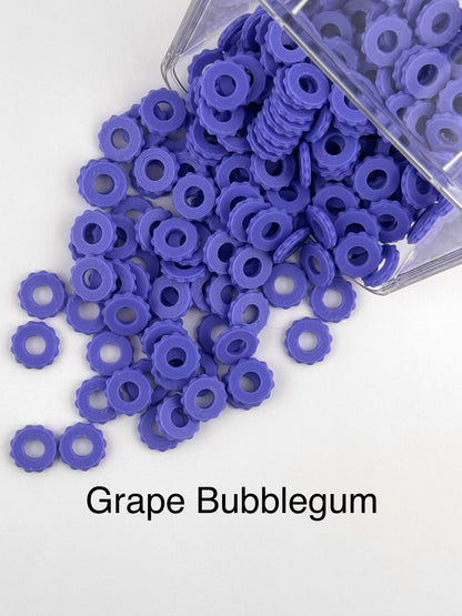 Bubble Edge 3D Printed Spacers - 12mm Large Hole (10ct)