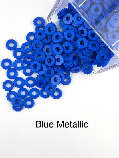 Bubble Edge 3D Printed Spacers - 12mm Large Hole (10ct)