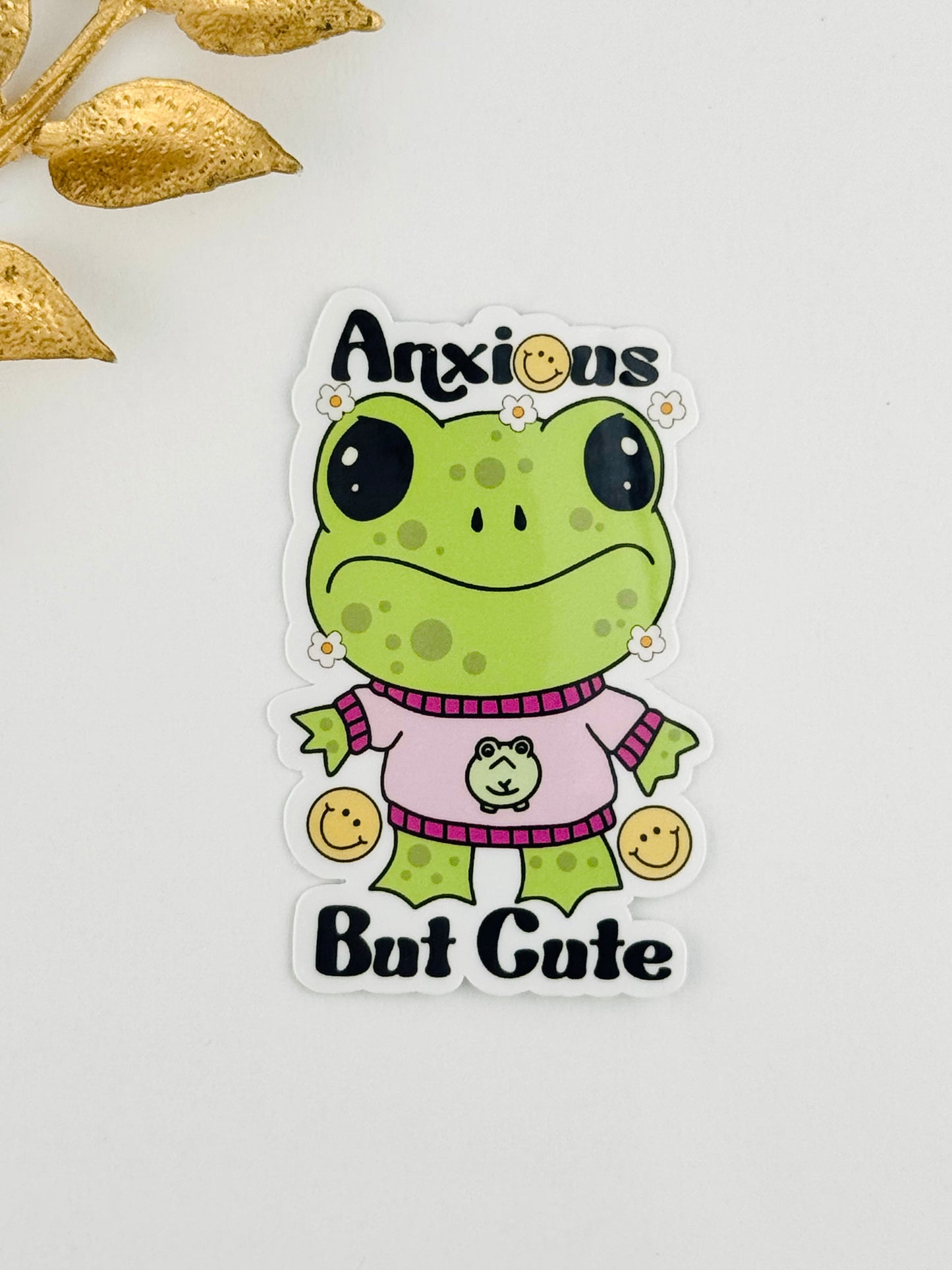 Anxious But Cute Sticker ~ 082