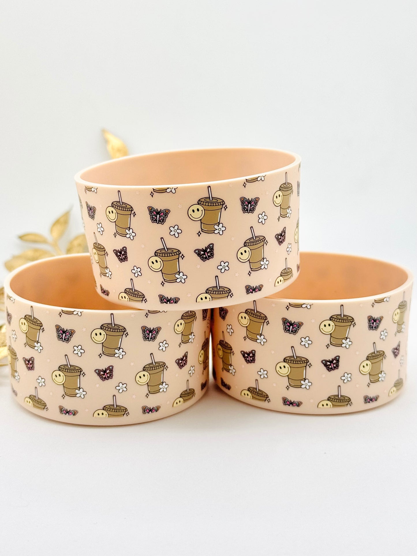 Coffee And Butterflies Tumbler Boot