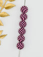 P354 Mini Hot Pink Checker 15mm Print (6ct)
