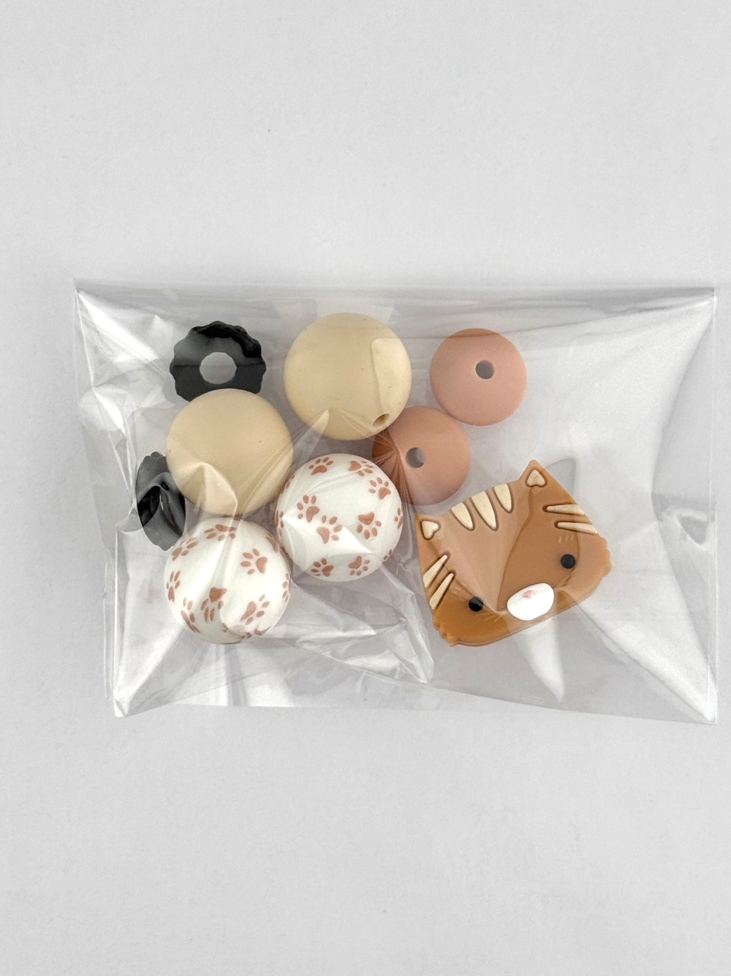 Bead Bag - Camel Kitty