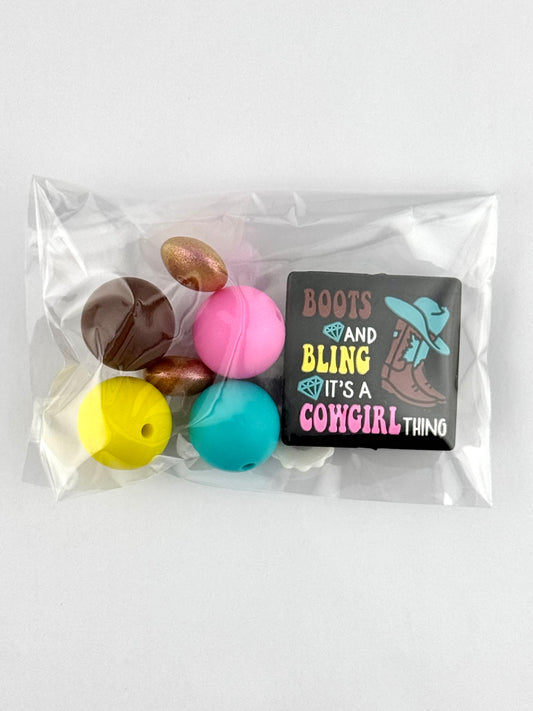 Bead Bag - Boots & Bling