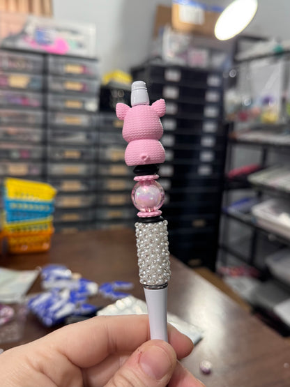 Knitted Buddy - Pamela The Pig Focal & Topper