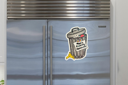 Fridge Magnet ~ FM017 ~ Mens Opinions (Trash)