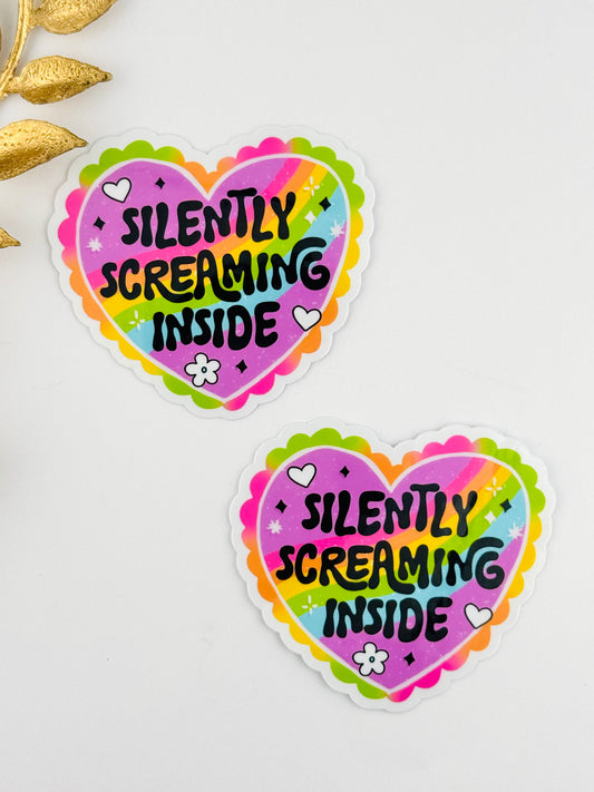 Sticker ~ Silently Screaming Inside