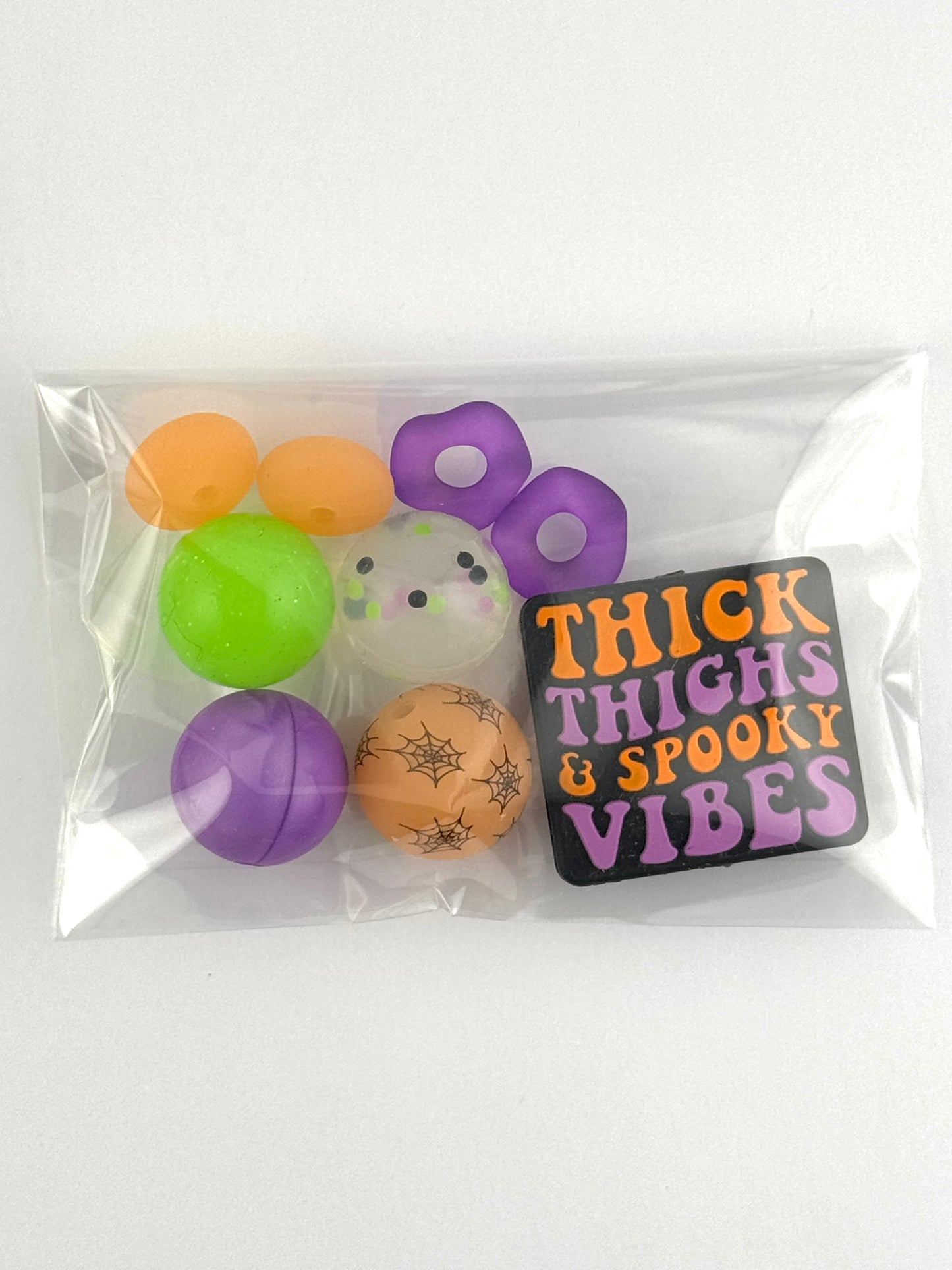 Bead Bag - Thick Thighs Spooky Vibes