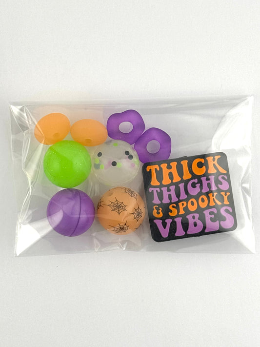 Bead Bag - Thick Thighs Spooky Vibes