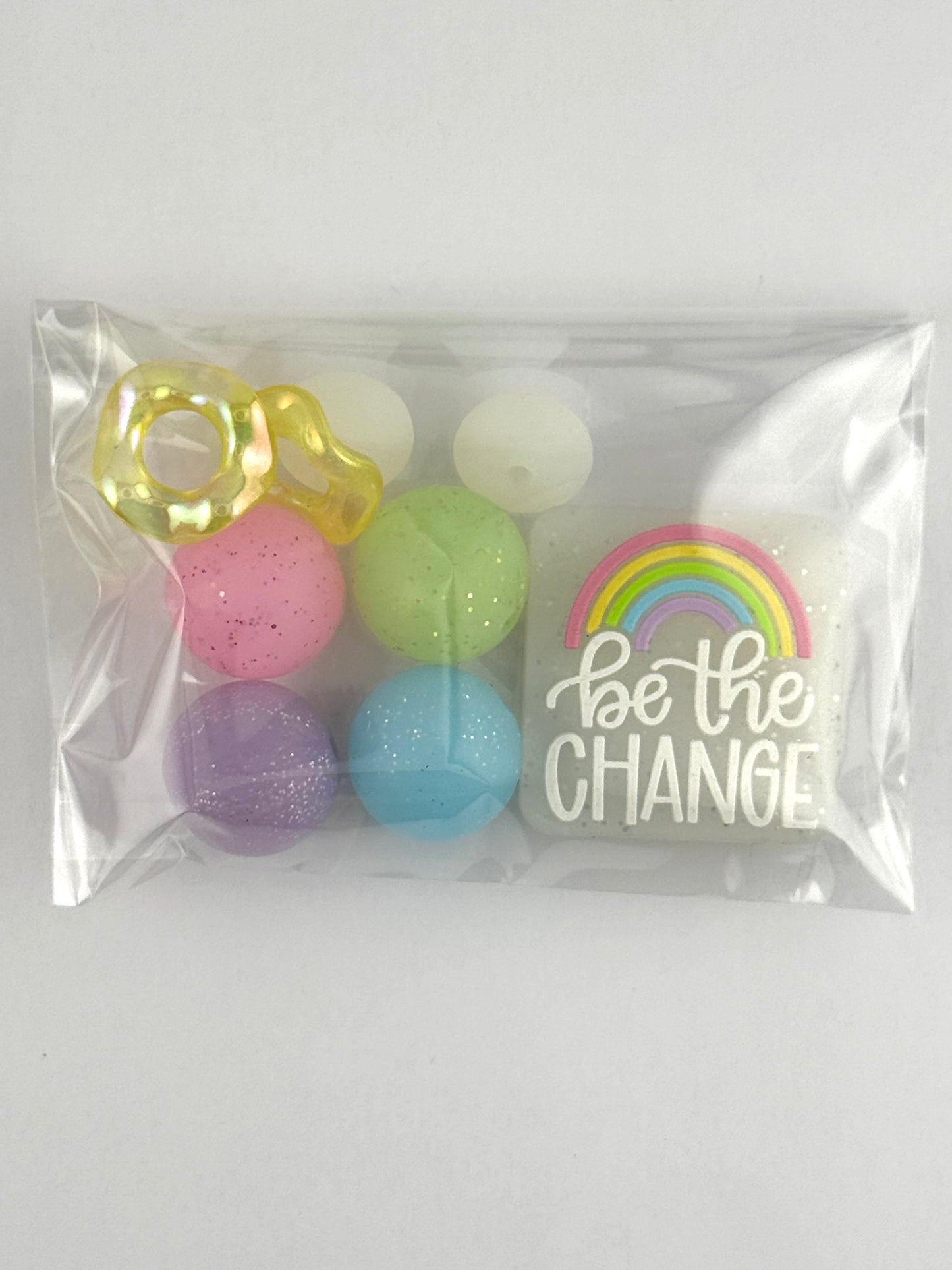 Bead Bag - Be The Change Glitter