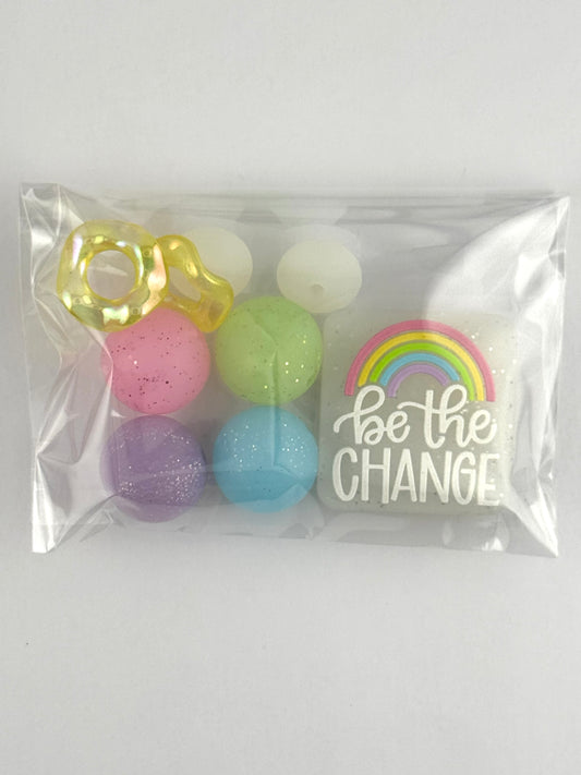 Bead Bag - Be The Change Glitter