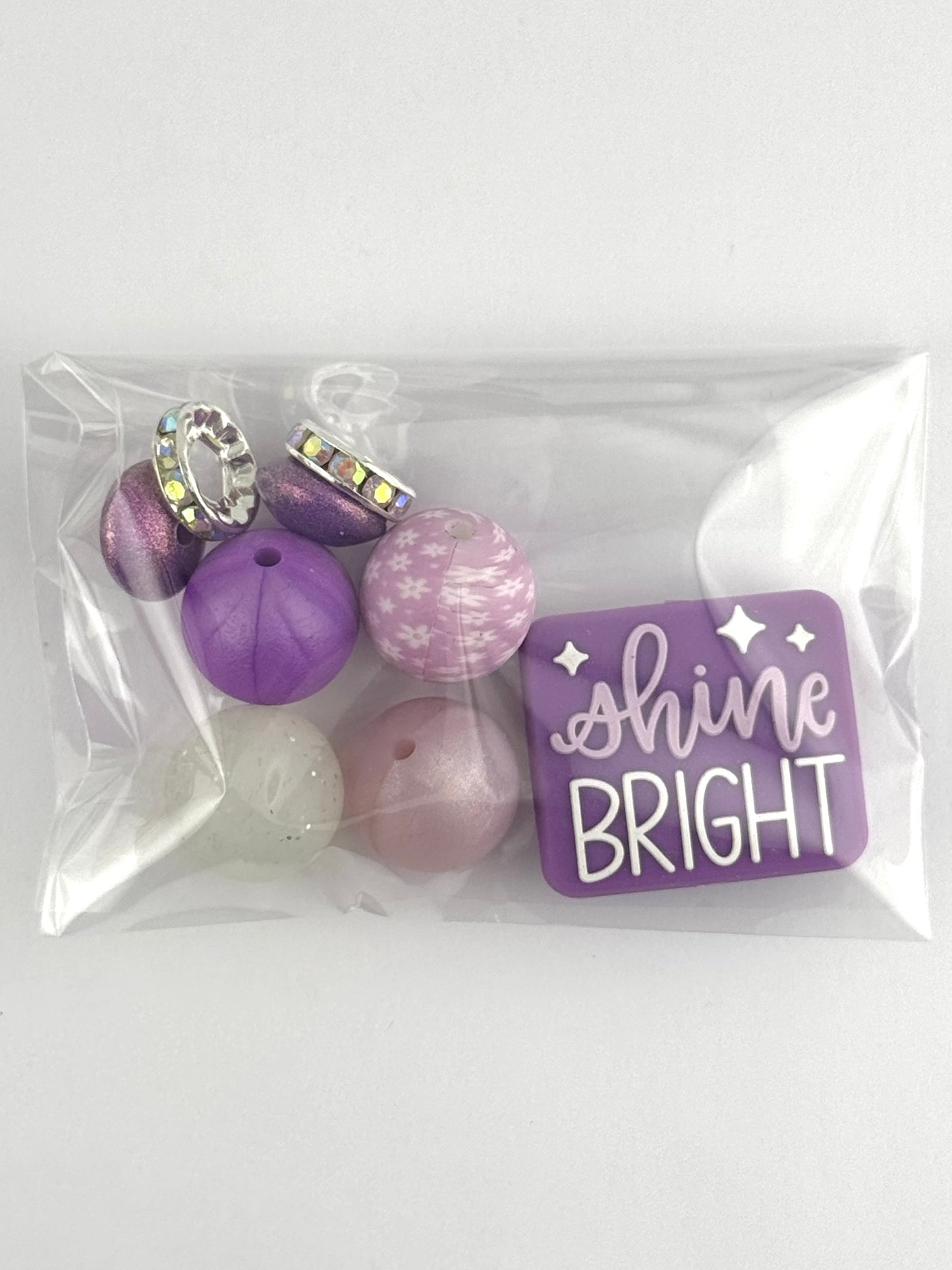 Bead Bag - Shine Bright Purpl