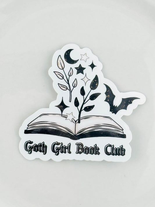 Sticker ~ Goth Girl Book Club