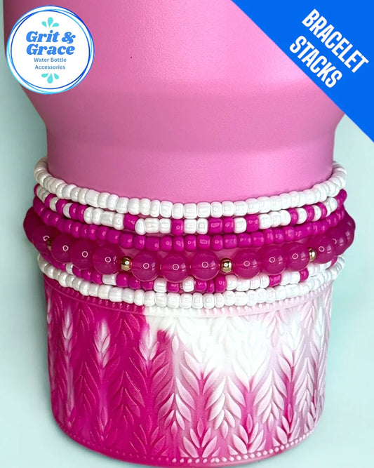 Sweet Pea Stretchy Cup Bracelets (Set of 6)