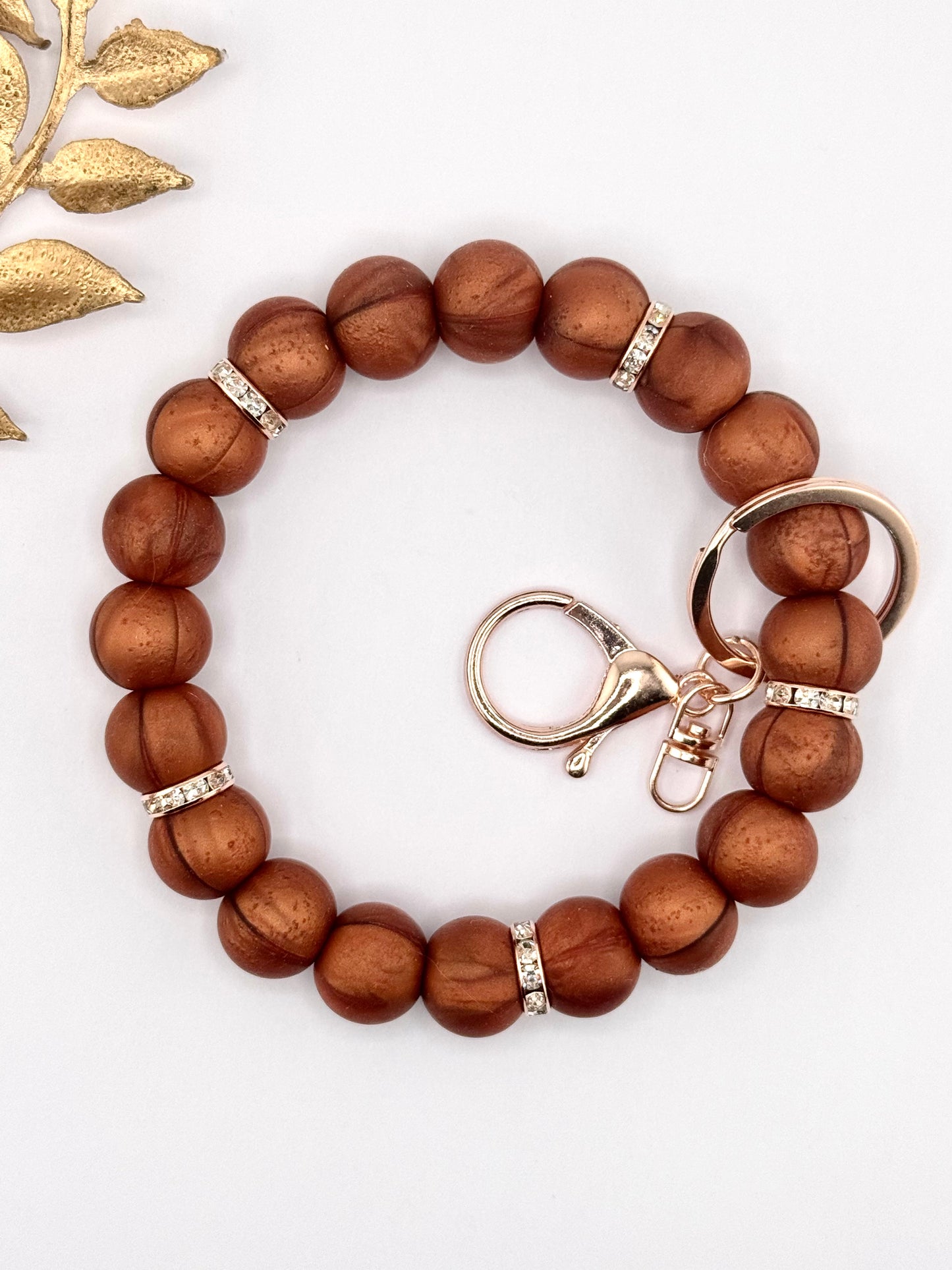 Wholesale Wristlet - Basic Pearl Bronze