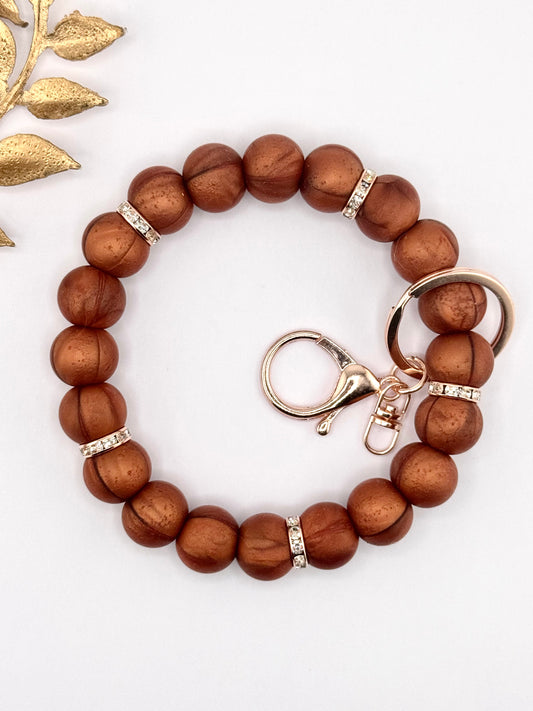 Wholesale Wristlet - Basic Pearl Bronze