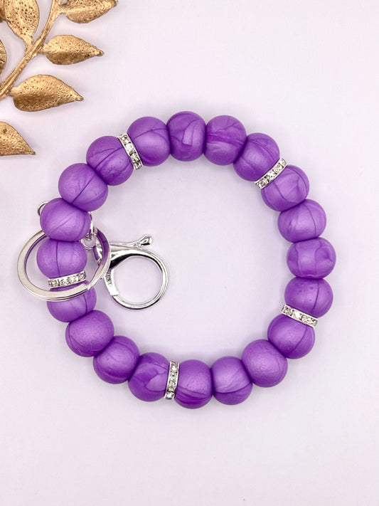 Wholesale Wristlet - Basic Pearl Purple