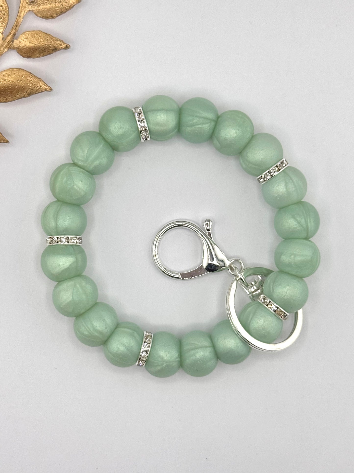 Wholesale Wristlet - Basic Pearl Seafoam