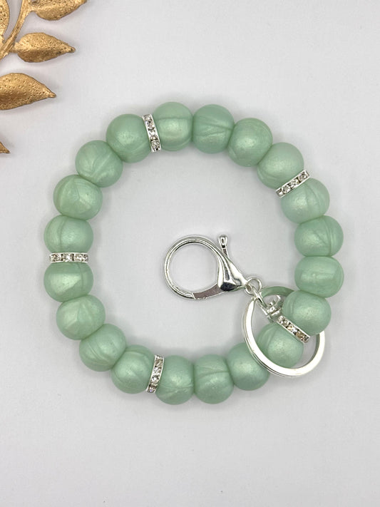 Wholesale Wristlet - Basic Pearl Seafoam