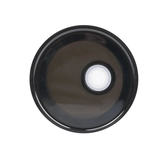 Can Acrylic Lid Opaque - Black