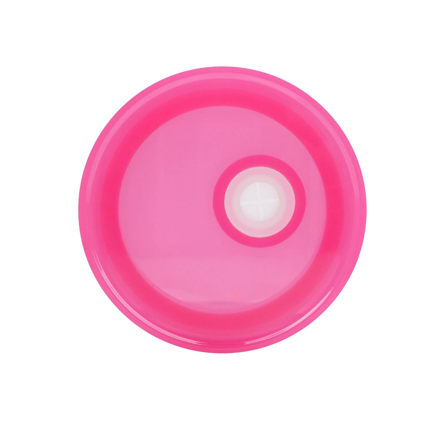 Can Acrylic Lid Opaque - Bright Pink