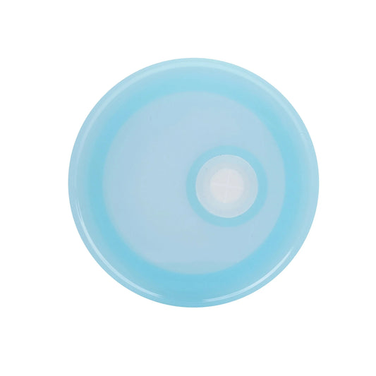 Can Acrylic Lid Opaque - Light Blue