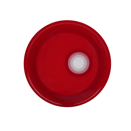 Can Acrylic Lid Opaque - Red