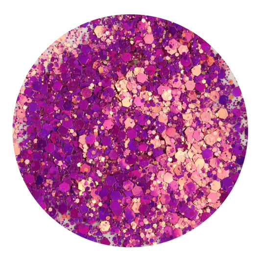 Chunky Glitter Chameleon - Hot Lips